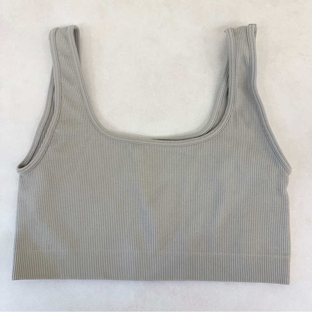 Set Active Ribbed Sports Bra Size Small - Picture 2 of 4
